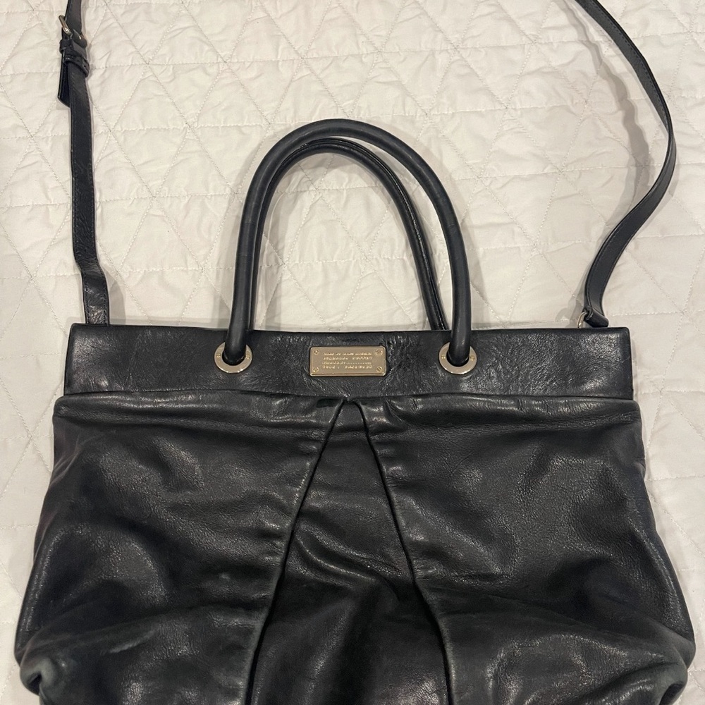 Marc by Marc Jacobs Black Leather Tote Bag